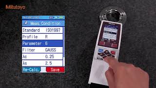 Mitutoyo  how to measure surface roughness with Surftest SJ210 [upl. by Llyrehc]