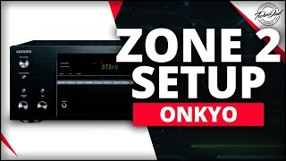 How to Add Zone 2 and Keep Atmos  Onkyo TXNR676 Zone 2 Dolby Atmos Setup [upl. by Dur]