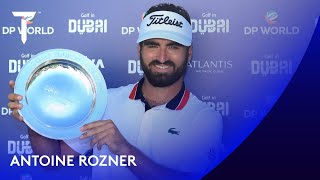 Antoine Rozners First European Tour Win  2020 Golf in Dubai Championship presented by DP World [upl. by Vernen]