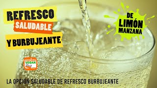 No compres más REFRESCO ¡Haz esta versión SALUDABLE y BURBUJEANTE de Limón receta soda [upl. by Rekcut926]