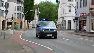 Gasaustritt Stadtwerke Bielefeld auf Einsatzfahrt [upl. by Vine]