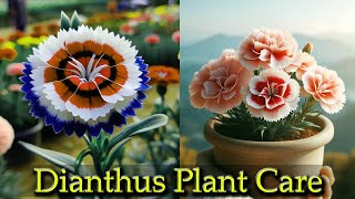 How to Grow and Care Dianthus Plant Winter plant care [upl. by Elyc]