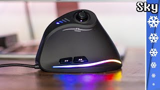 Zelotes C18  Vertical Mouse Review [upl. by Einnel]