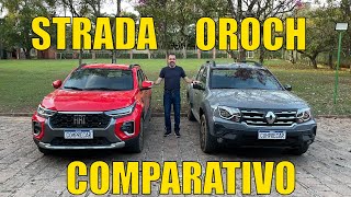 Comparativo Fiat Strada x Renault Oroch [upl. by Freeman]