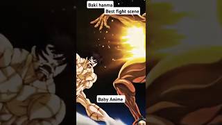 Baki Hanma best fight scene anime animeshorts baki bakihanma [upl. by Aleedis]