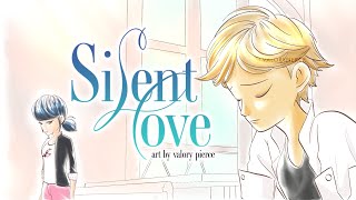 SILENT LOVE Ep 1  Adrienette  Miraculous Ladybug Comic Dub  VALORY [upl. by Demmy]