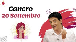 Cancro ♋️ Loroscopo di Paolo Fox  20 Settembre 2024  Un granchio dalle grandi chele [upl. by Gnuhc]