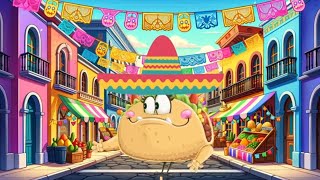 🎉 Lets Fiesta With Tacos 🌮  Fun Song For Kids [upl. by Vanzant]