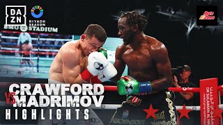 FOUR DIVISION CHAMP  Riyadh Season Card Terence Crawford vs Israil Madrimov Fight Highlights [upl. by Gisele]