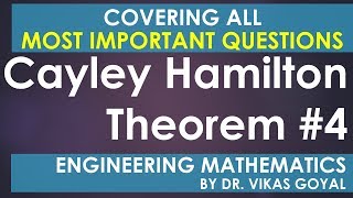 Cayley Hamilton Theorem 4 in Hindi MImp in Matrices Engineering Mathematics [upl. by Raffarty]