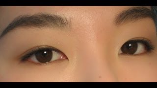 初学者的基本眼线适合单眼皮和内双女生Basic eyeliner for mono lids [upl. by Linder]