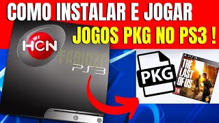 COMO INSTALAR JOGOS PKG PELO PENDRIVE NO PS3 [upl. by Nehgaem788]