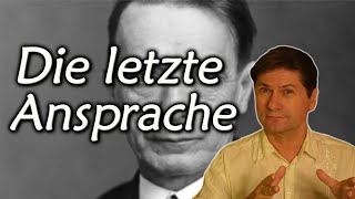 Die letzte Ansprache [upl. by Nwonknu]