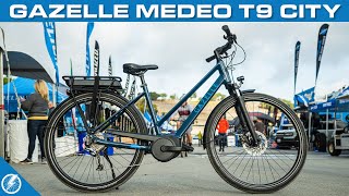 Gazelle Medeo T9 City Review  Electric Commuter Bike First Ride Impressions 2021 [upl. by Vareck]