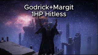 Godrick  Margit 1HP HITLESS NG7Elden Ring Hitless Run [upl. by Eednac68]