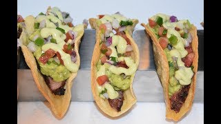 Flank Steak Tacos  Arrachera Tacos Recipe  Taco Recipe [upl. by Narahs]