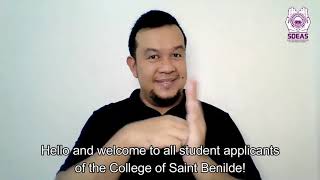 Part 1 How to Complete the CSB Online Admissions Application [upl. by Theodor]