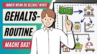 Wie ich jeden Monat 1750 € spare Meine GEHALTSROUTINE [upl. by Huesman314]