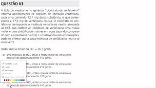 A bula do medicamento genérico “cloridrato de venlafaxina” informa presentações de cápsulas de [upl. by Yniatirb539]