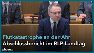 Sitzung des Landtags RheinlandPfalz ua mit Debatte zum FlutAbschlussbericht  200924 [upl. by Nolyk]