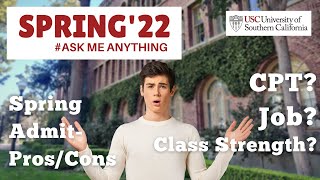 USC Spring Admit  Ask Me Anything  Part 2 [upl. by Dolorita]