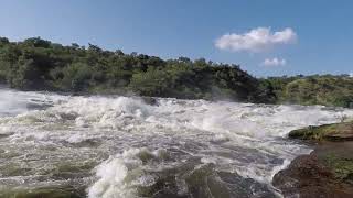 Uganda The roughest waterfall Murchison Falls Murchison Falls vodopád uganda [upl. by Alair871]