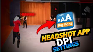 Headshot App Free Fire 🔥Download  best Headshot app in free fire abig font app [upl. by Amlas]