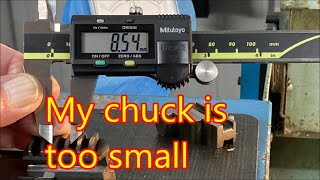 One setup Part 1 100mm TOS chuck vs 46 OD acetal Hercus PC200 cnc lathe [upl. by Noyerb]