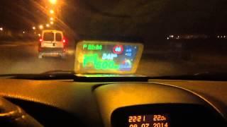 Sygic HUD on Samsung Tab3 T217s wireless GPS Royaltek rbt2010 [upl. by Gloria28]