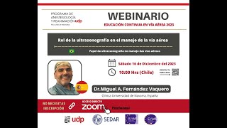 Duodecimo webinario manejo de vía aérea 2023 [upl. by Naeruat]