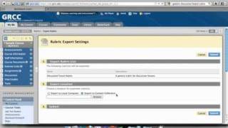 How to Export and Import Rubrics [upl. by Jacqueline39]