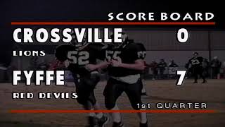 Crossville VS Fyffe Oct 31st 1997 week 9 [upl. by Lleddaw839]