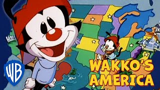 Animaniacs SINGALONG 🎤  Wakko’s America  WB Kids [upl. by Vivle]