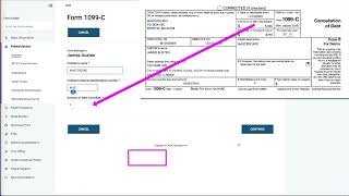 How to Enter 1099C Information into Tax Software [upl. by Gaspard]