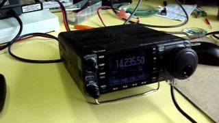 ICOM IC7000 mesure de puissance déca aprés modif RCCMPG [upl. by Ezekiel977]