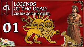 Lets Play Crusader Kings 3 III Legends of the Dead  Persia Kesranid Dynasty CK3 Gameplay Episode 1 [upl. by Dolorita]