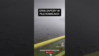 🚨🇵🇱  ZAPORA W PILCHOWICACH powodz powódź flood poland pilchowice [upl. by Atselec]