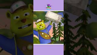 Colourful Bear Finger Family Song shorts kidssongs hooplakidz [upl. by Lessard]