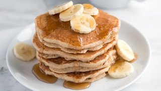 Easy Fluffy Whole Wheat Pancakes Recipe [upl. by Wilder]