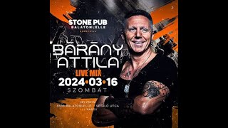 Bárány Attila Live Mix  Stone Pub Balatonlelle 2024 03 16 [upl. by Ahsitul]