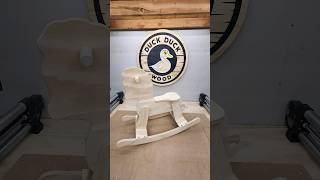 I Made My Childhood Rocking Horse horse music duck shorts youtube woodworking wood gift [upl. by Ayenat]