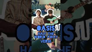 Oasis  Half The World Away Guitar Lesson Verse Acoustic Cover [upl. by Ander]