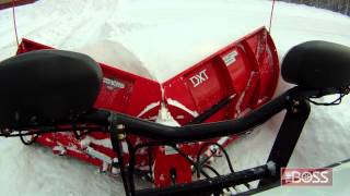 The BOSS DXT Snow Plow in Action [upl. by Nyhagen]