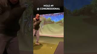 Hole 9  Congressional  Fall Golf 2022 [upl. by Larimor]