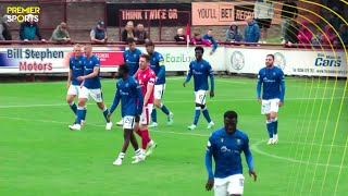 HIGHLIGHTS  Brechin City 12 St Johnstone  Kyle Cameron rocket separates sides [upl. by Analahs]