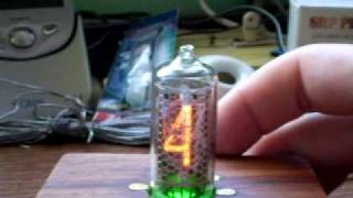 Single tube nixie clock  setting the time [upl. by Silverstein]