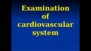 MDCN Approved Cardiovascular System Examination [upl. by Eilama452]