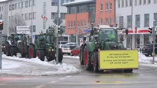 Bauernproteste in Kaufbeuren [upl. by Eelreveb]