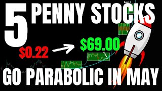 5 Penny Stocks to Buy Now May 2024  WILL GO PARABOLIC  Top Pennystocks KULR OSS IDK PLTR ACT PCSA [upl. by Maxy]