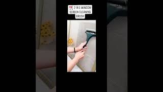 2 In 1 Window Screen Cleaning Brush With Long Handle DoubleSided Household Cleaning Brush home [upl. by Gearhart468]